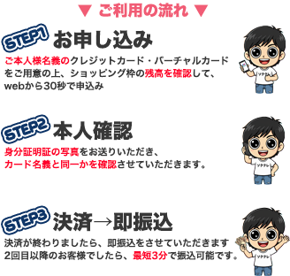 ご利用の流れ
